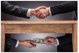 Corruption - Dishonest or immoral behaviour or activities.