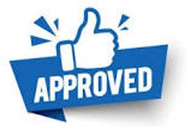 Approved - Officially agree to or accept as satisfactory.