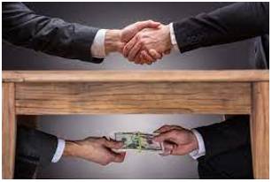 Corruption - Dishonest or immoral behaviour or activities.