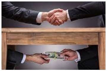 Corruption - Dishonest or immoral behaviour or activities.