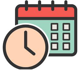 Scheduled - Included in or planned according to a schedule.