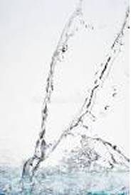 Spurt - Gush out in a sudden and forceful stream.
