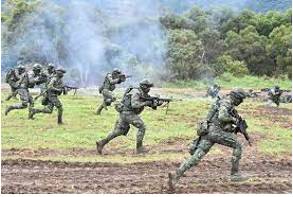 Invasion - An instance of invading a country or region with an armed force.
