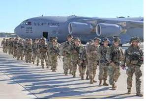 Deployment - To put soldiers or weapons in a position where they are ready to fight.