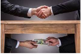 Corruption - Dishonest or immoral behaviour or activities.