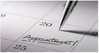 Appointed - Decided on beforehand