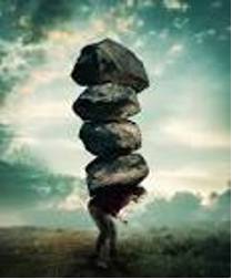 Struggle - striving to achieve or attain something in the face of difficulty or resistance.