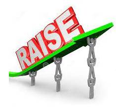 Raised - Lift or move to a higher position or level.