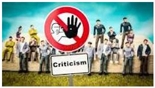 Criticism  - What you think is bad about somebody/something.