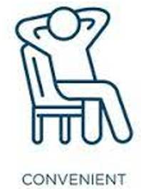 Convenience - The quality of being easy, useful or suit able for somebody