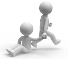Dragged - Pull (someone or something) along forcefully, roughly, or with difficulty.