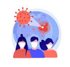 Pandemic - A widespread occurrence of an infectious disease over a whole country or the world at a particular time.
