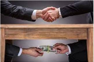 Corruption - Dishonest or immoral behaviour or activities.