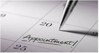 Appointed - Decided on beforehand