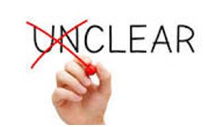Clarify - Make (a statement or situation) less confused and more comprehensible