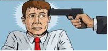Coercion - The practice of persuading someone to do something by using force or threats.