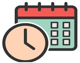 Scheduled - Included in or planned according to a schedule.