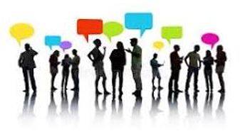 Interact - Act in such a way as to have an effect on each other.