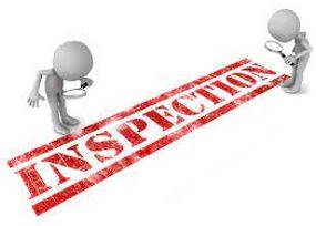 Inspected - Look at (someone or something) closely, typically to assess their condition or to discover any shortcomings.