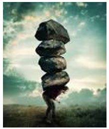 Struggle - Striving to achieve or attain something in the face of difficulty or resistance.