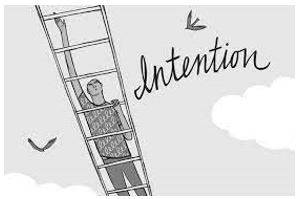 Intention - An aim or plan