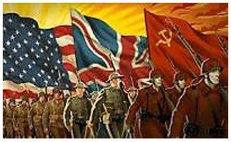 Allies - A state formally cooperating with another for a military or other purpose.