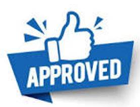 Approved - Officially agree to or accept as satisfactory.