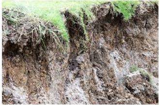Erosion - Gradually destroy or be gradually destroyed.