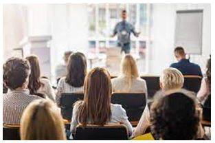 Attend - Be present at (an event, meeting, or function).
