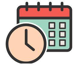 Scheduled - Included in or planned according to a schedule.