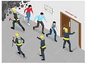 Evacuate - The act of moving people from a dangerous place to somewhere safe.