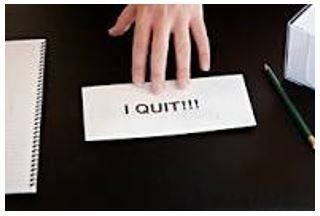 Resignation - Leave a job or office