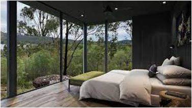 Accommodation - A room, group of rooms, or building in which someone may live or stay.