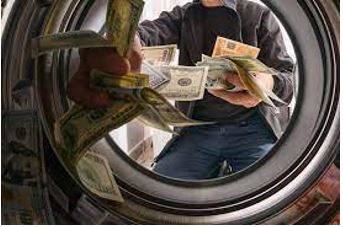 Laundering - Conceal the origins of (money obtained illegally)
