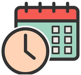 Scheduled - Included in or planned according to a schedule.