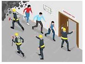 Evacuation - The act of moving people from a dangerous place to somewhere safe