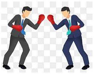 Confronted - Come face to face with (someone) with hostile or argumentative intent.