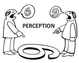 Perception - The ability to see, hear, or become aware of something through the senses.