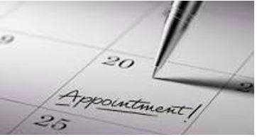 Appointed - Decided on beforehand