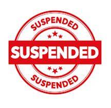 Suspension - Imposed by a judge or court but not enforced as long as no further offence is committed within a specified period.