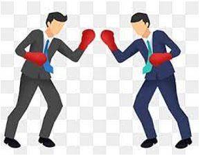 Confrontation - Come face to face with (someone) with hostile or argumentative intent.