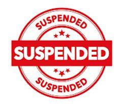 Suspension - Imposed by a judge or court but not enforced as long as no further offence is committed within a specified period.
