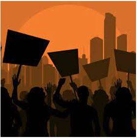 Protests - A statement or action expressing disapproval of or objection to something.