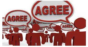Consensus - Agreement among a group of people.