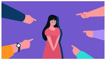 Harassing - Aggressive pressure or intimidation.
