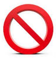 Prohibitory - The action of forbidding something, especially by law.