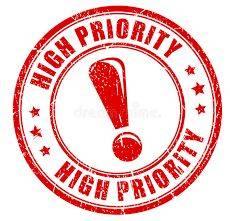 Prioritizing - Designate or treat (something) as being very or most important.