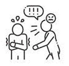 Intimidation - The action of intimidating someone, or the state of being intimidated.