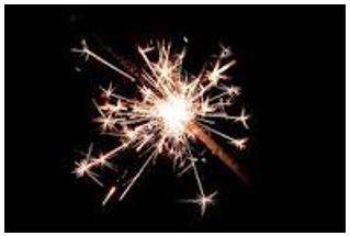 Sparked - Emit sparks of fire or electricity.