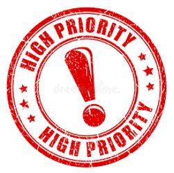 Priority - Designate or treat (something) as being very or most important.